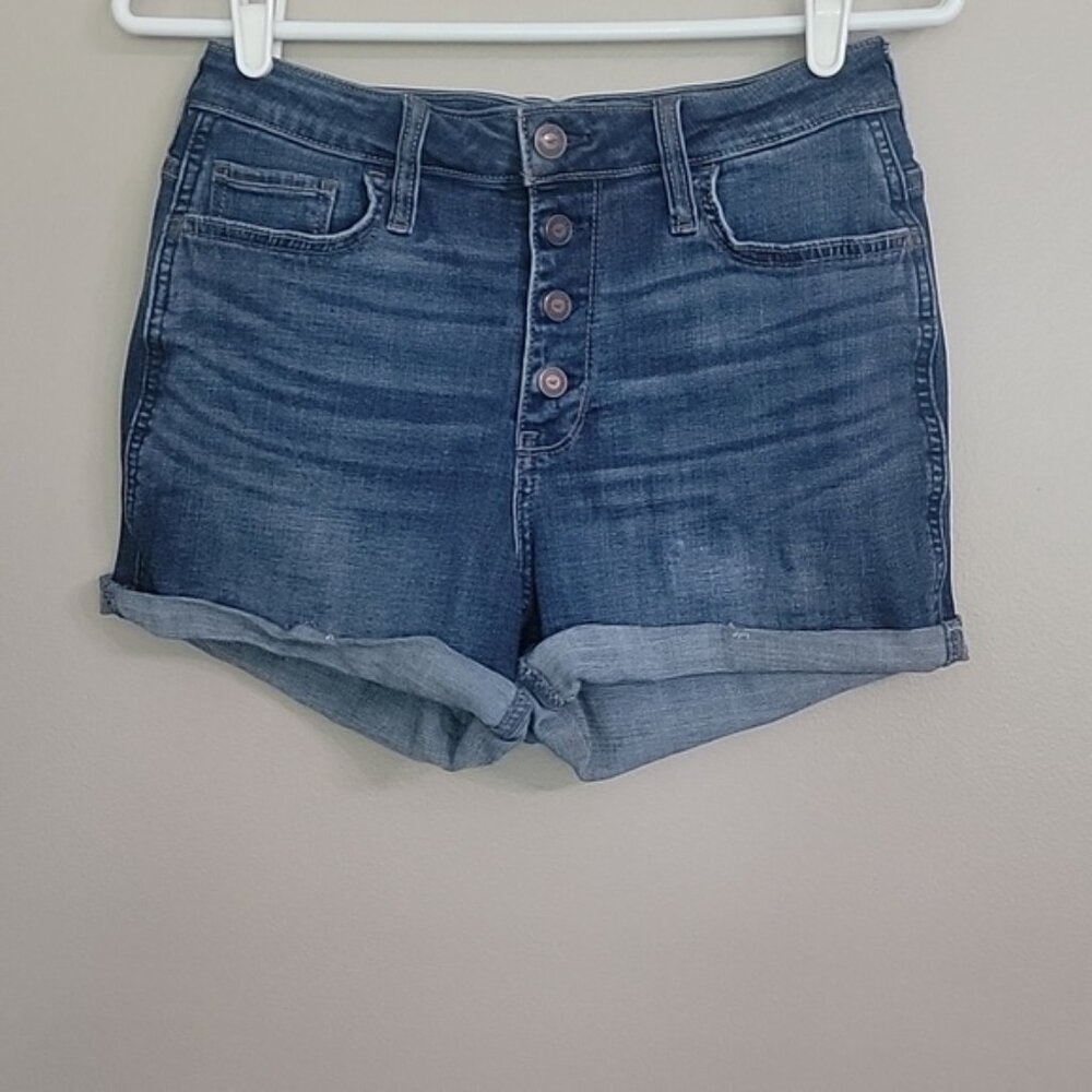 Hollister Button Fly Jean Shorts Size 7